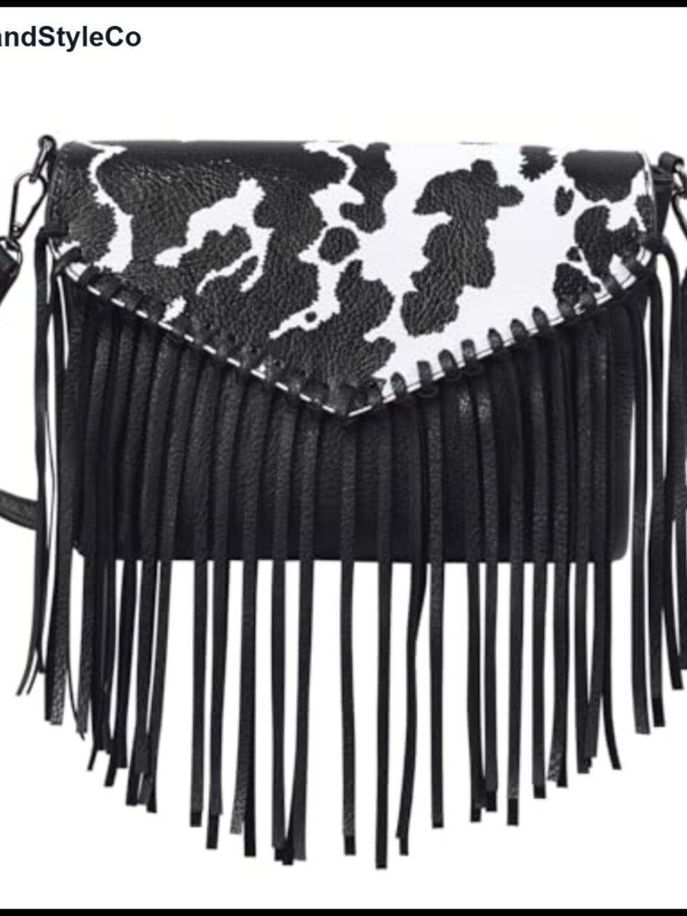 PU Leather Hobo Crossbody Fringe Tassel Purse Envelope Flap Western Shoulder Bag